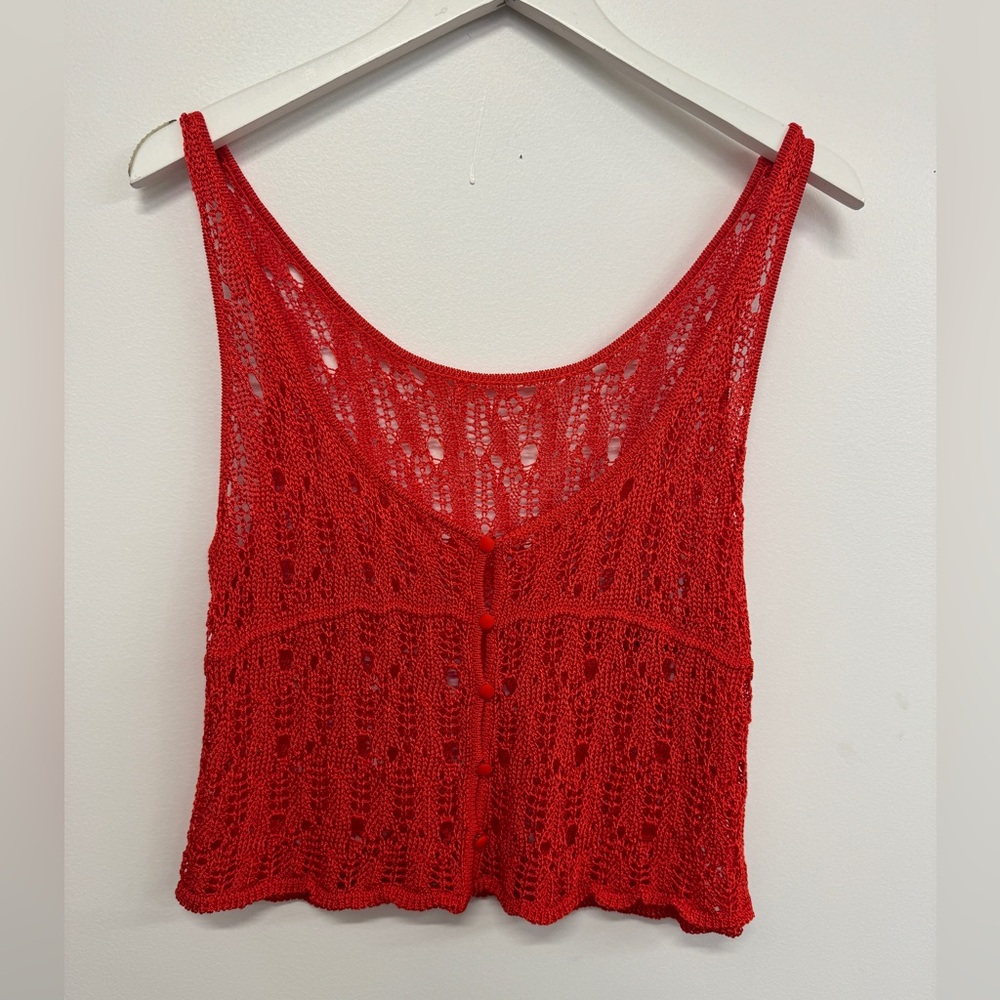 Crochet tank, brand new!